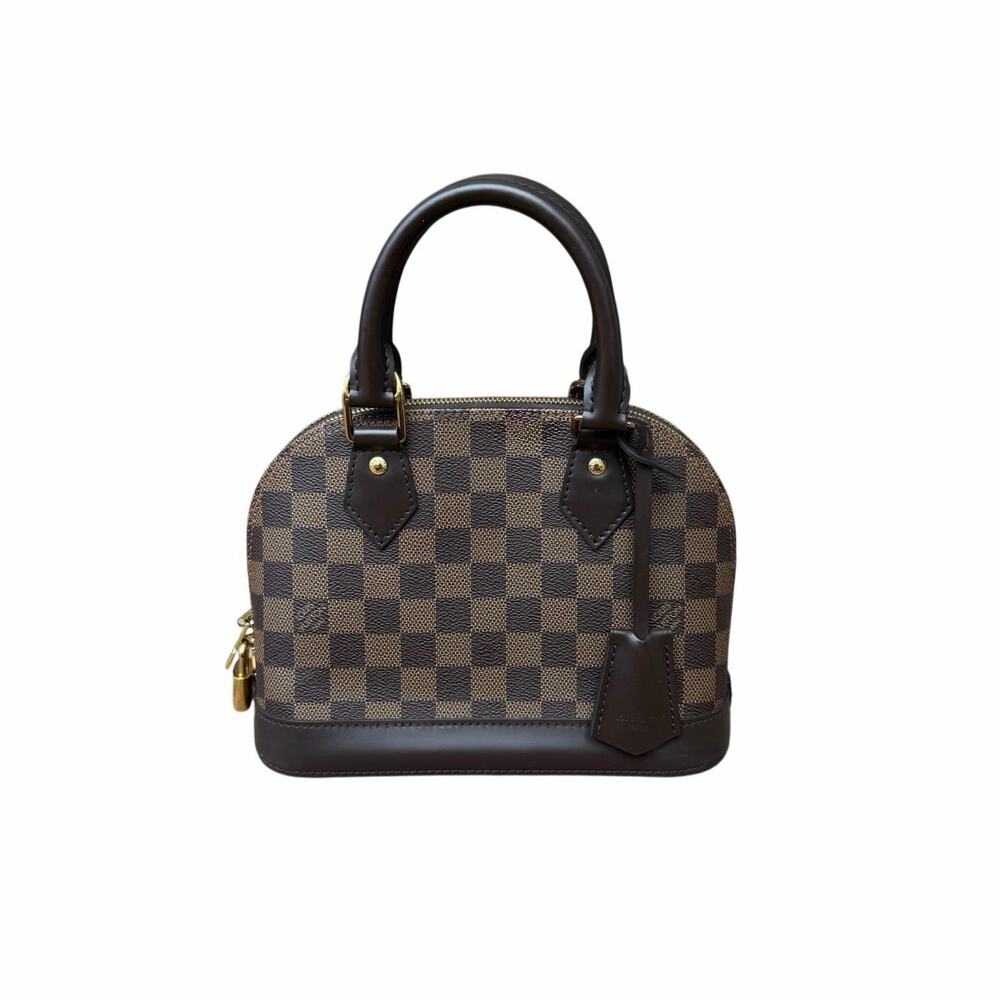 Louis Vuitton Damier Ebene Alma Handbag